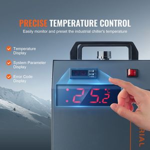 Refrigeratore d'Acqua Industriale CW 5202 con Serbatoio da 7L e Sistema di Raffreddamento da 18L, Capacità di Raffreddamento 5HP, 220V - Product Image 5