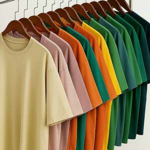 Venta al por mayor de camisetas deportivas personalizables de moda urbana para hombre, 100% algodón, cuello redondo, corte holgado, transpirables - Product Image 2