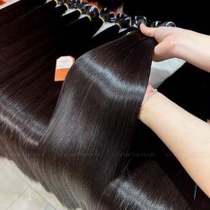 Ready Ship 100% Extensions de cheveux Remy humains Machine droite à os vietnamien Double trame pleine extrémité couleur de cheveux Super naturelle - Product Image 6