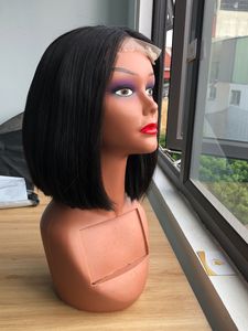 Wholesale Natural Black Vietnamese Remy Hair 6X6 Silky Straight for Lace Light Brown for Lace Front <b>Bob</b> <b>Wig</b> Natural Hairline - Product Image 4