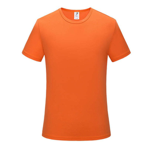 T-shirts en coton uni de qualité supérieure à manches courtes pour hommes et femmes, personnalisables en gros OEM/ODM, respirants, col rond classique, décontractés, vente en gros - Product Image 3