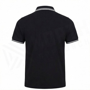 Camisetas Polo de Manga Corta con Cierre de Cremallera para Hombre, con Bolsillo, Casuales, con Cuello, de Algodón Puro, Tallas Grandes - Product Image 2