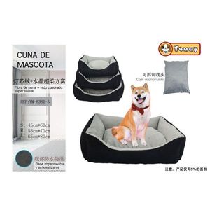 Yommy Dog Bed 45x60cm 55x70cm 65x80cm Removable <b>Pillow</b> Waterproof Base <b>Pet</b> Bed - Product Image 1