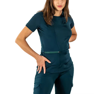 Uniformes d'infirmières unisexes en gros, ensembles de blouses médicales personnalisées, coton, polyester, toile, haute qualité, confortables, uniformes d'hôpital tendance - Product Image 6