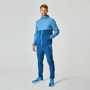 Conjunto Deportivo Personalizado de Chaqueta Cortavientos y Pantalones de Chándal de Poliéster para Hombre - Product Image 1