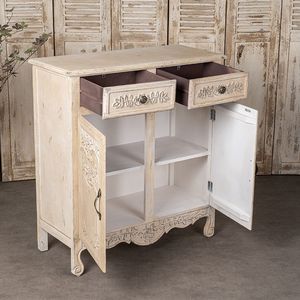 Armadi Vintage in legno intagliato ingresso e soggiorno mobili decorazioni intagliate per matrimoni e casa fatti a mano regali di nozze - Product Image 5