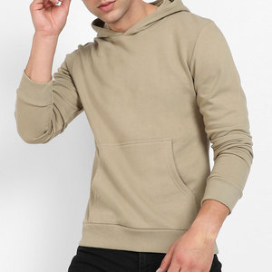 Sudadera con Capucha Extra Grande Personalizada, Bolsillo Canguro Oculto, Color Sólido, 100% Algodón, Tela Antiencogimiento, Sudadera con Capucha Estampada de Invierno - Product Image 1