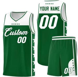 Ensemble de maillots de basket-ball personnalisés, sans manches, en polyester respirant, uniforme d'équipe unisexe pour adultes avec nom et numéro - Product Image 1