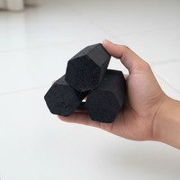 Briquettes de charbon hexagonales sur mesure, structure dure, sans fissures