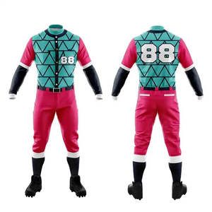 Nueva Camiseta de Béisbol Blanca al por Mayor, Uniforme de Béisbol Personalizado por Sublimación, Manga Corta, Unisex, con Botones - Product Image 1