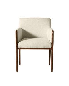 Sillón de Comedor Moderno Tapizado con Patas de Madera, Tela de Microfibra, Cómodo para el Hogar, Muebles de Comedor, Hoteles y Restaurantes - Product Image 3