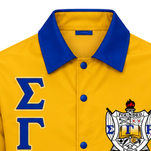 Chaqueta Cortavientos Ligera Casual para Mujer con Letras Griegas de la Hermandad Sigma Gamma Rho, Venta al por Mayor OEM - Product Image 3