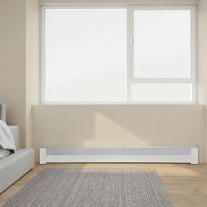 Copertura Anteriore per Unità di Riscaldamento Elettrico in Acciaio Resistente Serie Basic da 6 Piedi - Coperture per Riscaldatori a Battiscopa per Miglioramenti Domestici - Product Image 2