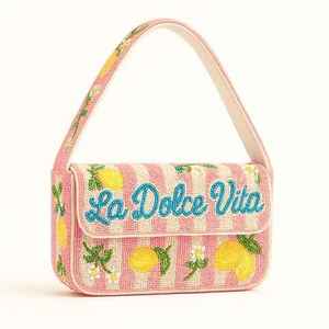 Bolso Casual de Lujo Hecho a Mano en India, Surtido de Cuentas de Vidrio Multicolor, Bolso Artesanal Local Duradero, Bolsos Promocionales - Product Image 3