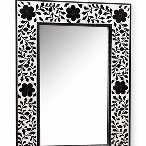 Modern Design Customized Bone Inlay Eco-Friendly Handmade Wall Decorative <b>Mirror</b> <b>Frame</b> for Full Bathroom Vanity <b>Mirror</b> India - Product Image 1