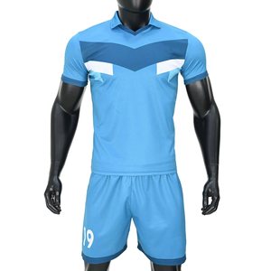 Camiseta de Fútbol/Soccer Antibacteriana y Transpirable 100% Poliéster con Impresión por Sublimación, Cuello en V, Manga Corta, Unisex - Product Image 1