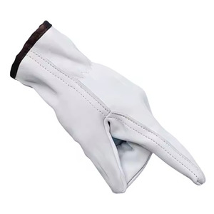 High Quality Durable Smooth Sheep Grain Leather CE Certified Heat Resistant Safety <b>Gloves</b> Anti-Slip Anti-Cut Features - Product Image 1