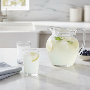 [Holar] Pichet à eau en acrylique de grande capacité (44 oz) de fabrication taïwanaise, clarté similaire au verre, pour restaurants, mariages, traiteurs - Product Image 5