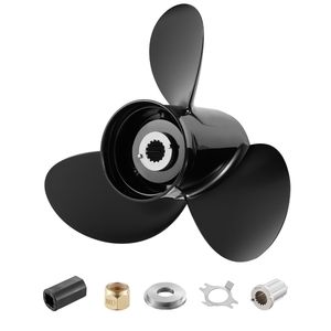 Elica Marina in Alluminio a 15 Denti per Motori Fuoribordo Mercury 40-140 HP, Adatta per Ingranaggi da 4 1/4 Pollici - 3 Eliche Marine - Product Image 1