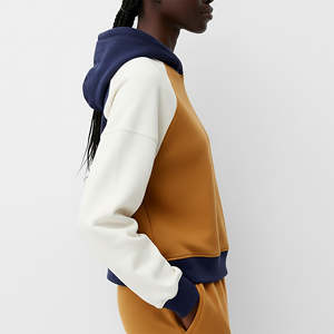 Vêtements d'hiver décontractés respirants de haute qualité, broderie personnalisée, logo uni sur le devant, capuche pour femmes, design personnalisable - Product Image 2