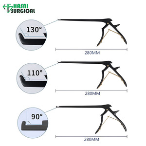 คีร์ริสัน รอนเจอร์ คีมสแตนเลสแบบใช้มือ สีดำ มุมกัด 130 องศา ความกว้าง 3.0 มม. ได้รับการรับรองมาตรฐาน CE สำหรับการผ่าตัดทั่วไปและศัลยกรรมกระดูก - Product Image 4