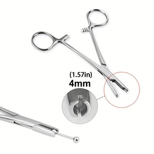 Pince chirurgicale de haute qualité pour piercing corporel, outil professionnel pour les professionnels du piercing (nez, lèvre, oreille, nombril), approuvé ISO - Product Image 5