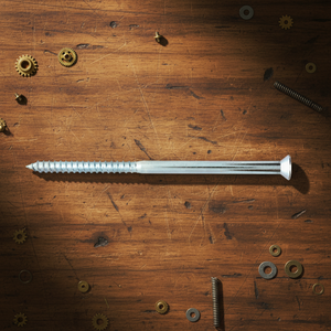 Vis à bois fraisée en acier au carbone PDC, à entraînement personnalisé, filetage partiel grossier, finition oxyde noir, métrique/pouce, classe 4 haute résistance - Product Image 1