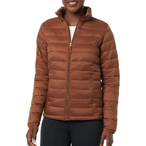 Servicio OEM, Chaqueta de Invierno para Mujer con Cuello Alto, Impresión de Logotipo Personalizado, Colores Personalizados, Transpirable, Elegante y a la Moda - Product Image 1