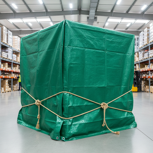 Lona de Protección de Mercancías de Tela de Poliéster de Alta Resistencia, 100% Impermeable, Lona de Protección de Mercancías de Alta Resistencia - Product Image 4