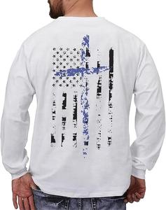 T-shirts à manches longues pour hommes T-shirt imprimé de haute qualité pour hommes - Product Image 3