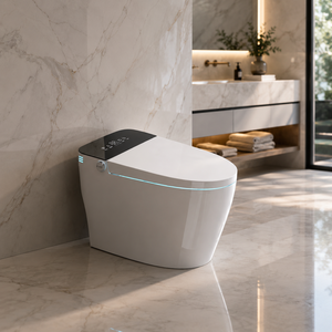 Wismart 101 Smart Toilet Automatic Bidet Ceramic Heated Seat Gravity Flushing <b>Remote</b> <b>Control</b> 220V S-Trap Hospital Apartment - Product Image 4