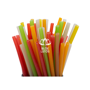 EN STOCK Pajitas de Harina de Arroz Ecológicas, Seguras y Limpias 2026, Comestibles, 100% Vegetales, Ideales para Té Boba y Bebidas en Fiestas, Oferta a Granel - Product Image 1