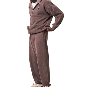 Conjunto Deportivo Informal Largo y Holgado para Hombre, Transpirable, para Invierno, con Pantalones Deportivos, Conjunto Deportivo Holgado - Product Image 3