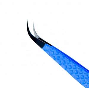 Pinzas Profesionales de Acero Inoxidable Antiestáticas para Pestañas, Herramienta para Pestañas con Logotipo Personalizado, Pinzas para Extensión de Pestañas al por Mayor - Product Image 5