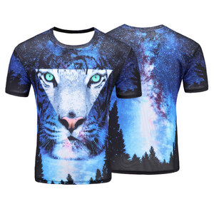Camiseta de Hombre con Logotipo Personalizado en la Parte Delantera, de Secado Rápido, Transpirable, con Patrón 3D, Anti-Pilling, Talla Grande, Cuello Redondo, Estilo Casual Elegante - Product Image 2