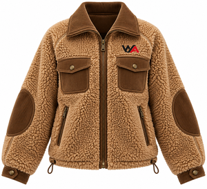 Veste en polaire sherpa épaisse de haute qualité pour femmes, fermeture éclair, col rabattable, poche en velours côtelé, manteau d'hiver, fabricant OEM - Product Image 1