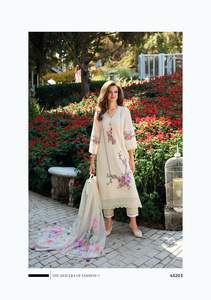 Women's Cotton <b>Chikankari</b> Worked Kurti with Bottom Dupatta Premium Collection Made in India Wholesale Rate - Product Image 5