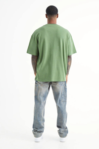 Camiseta Lisa de Algodón 100% para Hombre, Tela Suave de Algodón 100%, Ropa Casual Cómoda, Impresión de Logotipo de Marca Personalizada, OEM ODM - Product Image 3