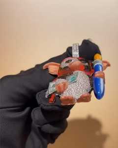 Colgante de Lujo de Personaje de Dibujos Animados 3D con Incrustaciones de Moissanita VVS, Bañado en Oro de 18K y Esmalte sobre Plata de Ley 925, Joyería Hip Hop - Product Image 6