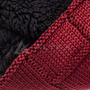 Warm Soft Unisex Adult Cuffed <b>Beanies</b> <b>Hats</b> Wholesale Custom Logo Colours Winter Solid Red Colour With 100% <b>Wool</b> Material - Product Image 3