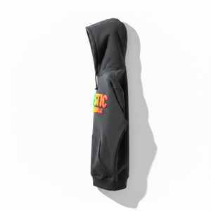 Custom Premium 3D Puff Print Hoodie Heavyweight 500GSM Men Women Oversized Kangaroo Pocket Drop Shoulder Thick Sweatshirt - Product Image 3