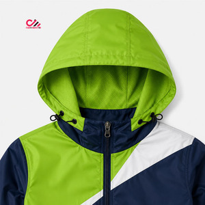 Ensemble de survêtement léger en nylon imperméable personnalisé à bas prix pour homme – Coupe ample, coupe-vent d'été, deux pièces - Product Image 3