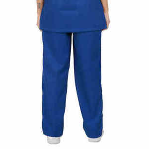 <b>Women's</b> Woven Cotton Polyester Medical Scrub Set V Neck Long Sleeve Jacket <b>Trousers</b> Hospital Uniform Healthcare <b>Workwear</b> - Product Image 4