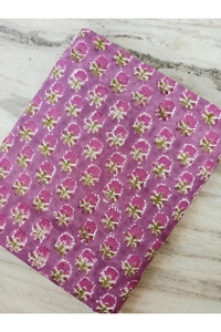 Tela de algodón estampada a mano con motivos florales, elegante, ecológica, reutilizable, personalizada, proveedor de tela estampada a mano para pedidos al por mayor. - Product Image 2