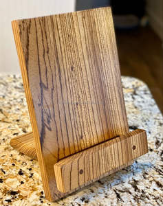 Soporte de madera para libros de cocina, ideal para la preparación diaria de alimentos, ofrece una visualización de recetas estable, suave y atractiva. - Product Image 1