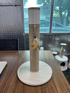 FEDERAL Modern Sisal Cat <b>Scratching</b> <b>Post</b> Solid Wood Pet Furniture for Indoor Cats OEM ODM Private Label D35 - Product Image 5