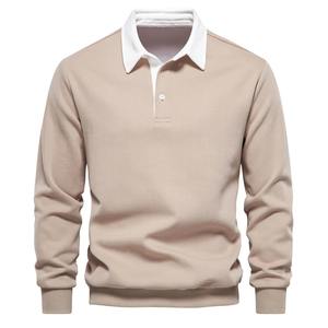 Sudadera de Forro Polar de Manga Larga con Cuello Alto y Media Cremallera para Hombre, Nueva Colección 2026, Cálida para Otoño e Invierno, Talla Europea - Product Image 1