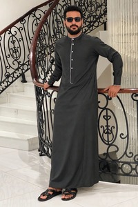 Thobe OEM Supplier Comfortable Long Sleeve Islamic Wear Designed for Private Label and Wholesale Buyers - Product Image 2