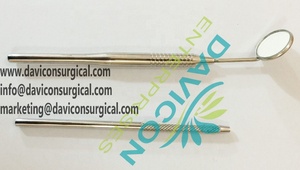Medical Reusable Stainless Steel Dental Mouth <b>Mirror</b> with Long Handle Manual the Basis of Surgical Instruments - Product Image 2