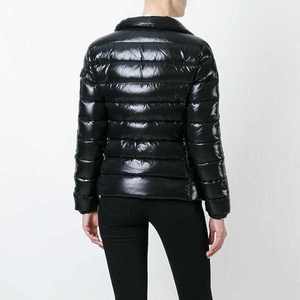 Wholesale Factory Made Winter Knitted Waterproof Puffer Jacket for <b>Men</b> Full Zipper Custom Logo Street Wear - Product Image 4